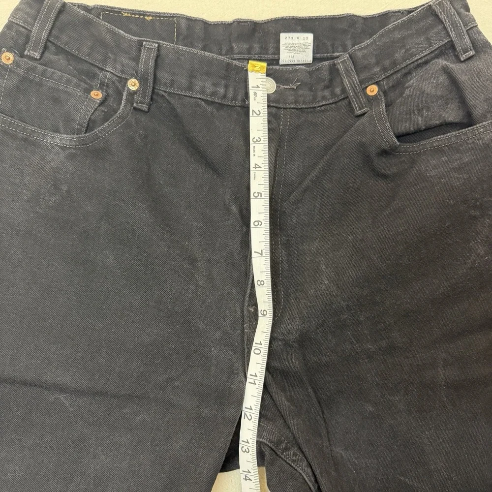 VTG Levis 560 Loose Fit Tapered Leg Jeans Mens 36x34 Black 90s Y2K USA Style